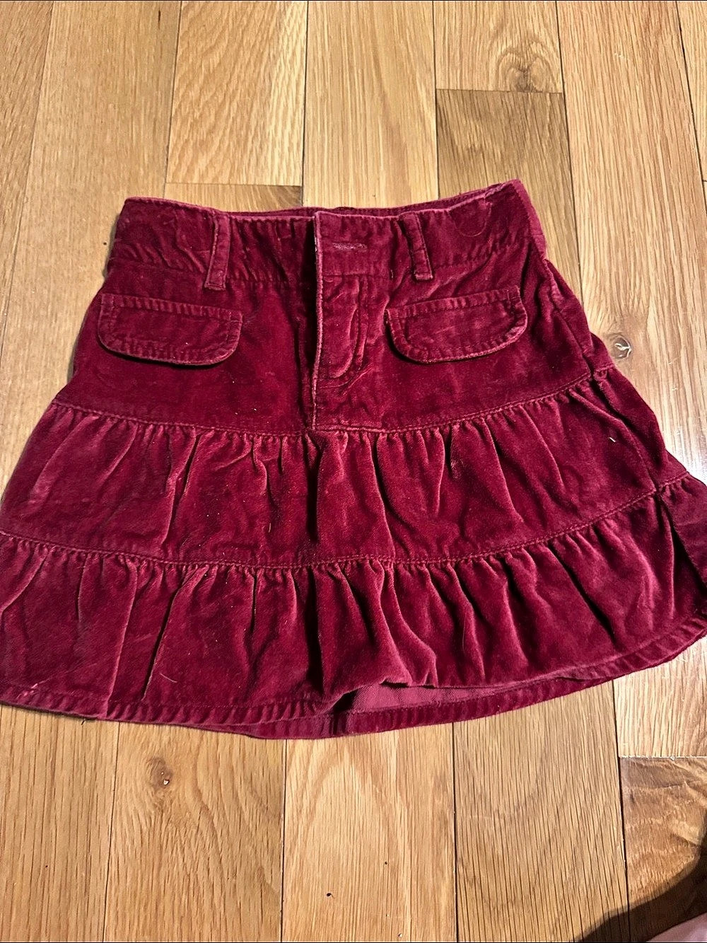 Old Navy velvet Tiered Skirt Girls 2T